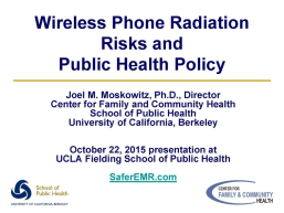 UCLA Public Health Presentation